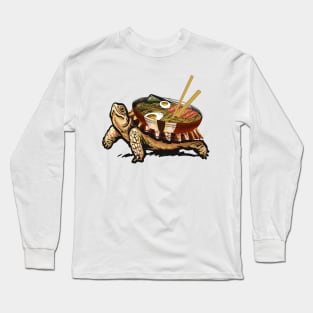 Tortoise Ramen, Noodle Lovers Gift Long Sleeve T-Shirt